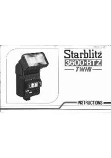 Starblitz 3600 BTZ Twin manual. Camera Instructions.
